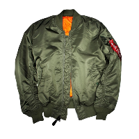 Куртка утепленная Alpha MA-1 Slim Fit, Sage Green