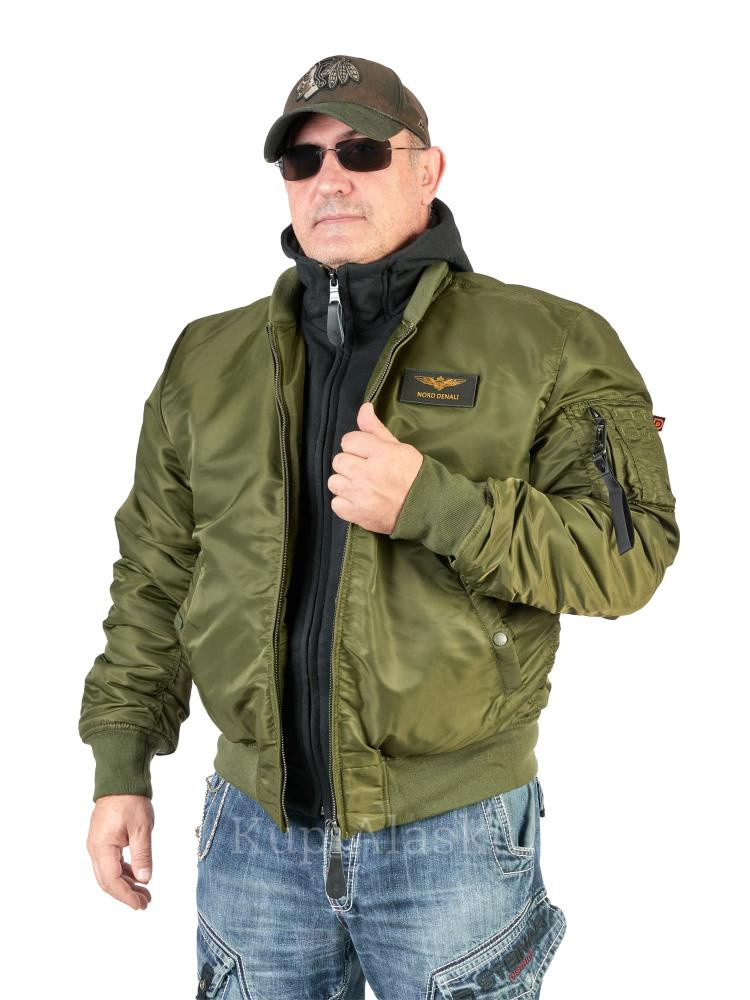 Куртка DENALI  MA-1 Hooded d.green