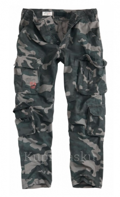 Брюки Airborne Vintage Trousers Slimmy Black Camo, Surplus