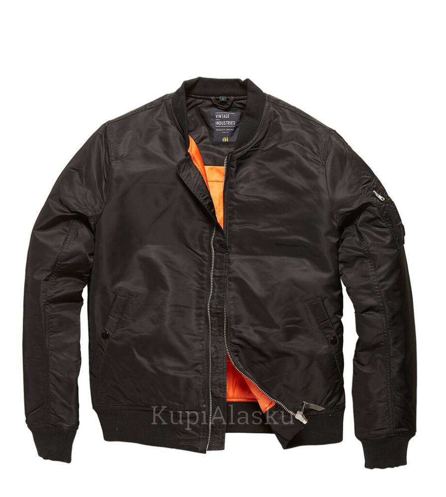 Куртка Vintage Industries утеплённая Westford MA-1 Black