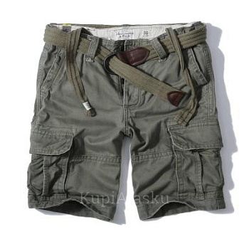 Шорты A&F с ремнем 170 olive