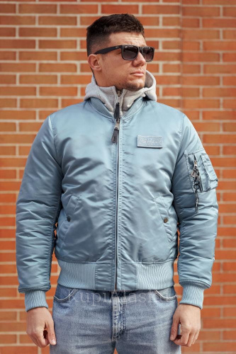 Бомбер Army Stroll D-TEC голубой