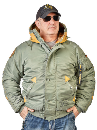 Куртка DENALI N2B INSTRUCTOR olive/orange