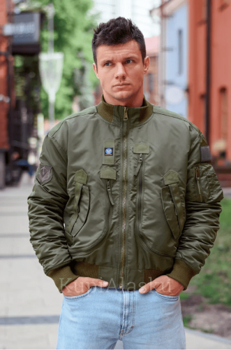 Бомбер Army Stroll Pilot Warm зеленый 