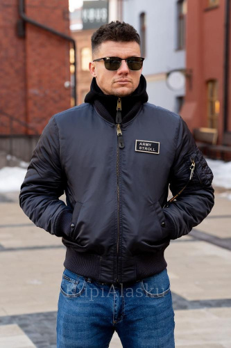Бомбер Army Stroll D-TEC т.синий