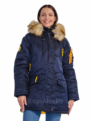 Аляска Apolloget женская Husky Blue/Yellow