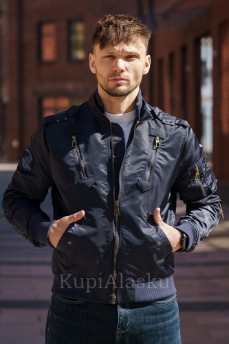 Бомбер Army Stroll PE-16 синий