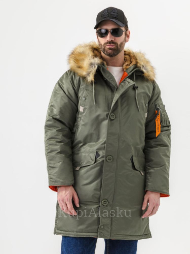 Аляска Apolloget Husky LONG II olive/orange