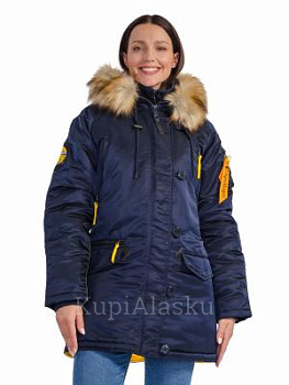 Аляска Apolloget женская Husky Blue/Yellow