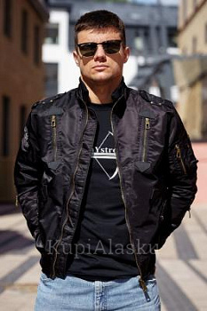 Бомбер Army Stroll PE-16 черный