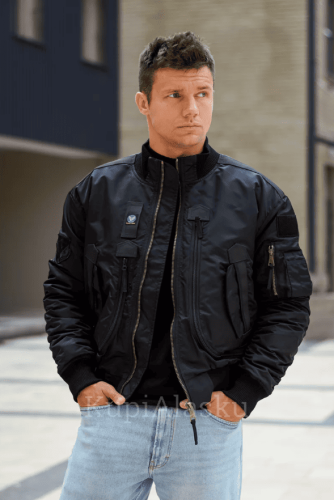 Бомбер Army Stroll Pilot Warm черный