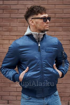 Бомбер Army Stroll D-TEC синий