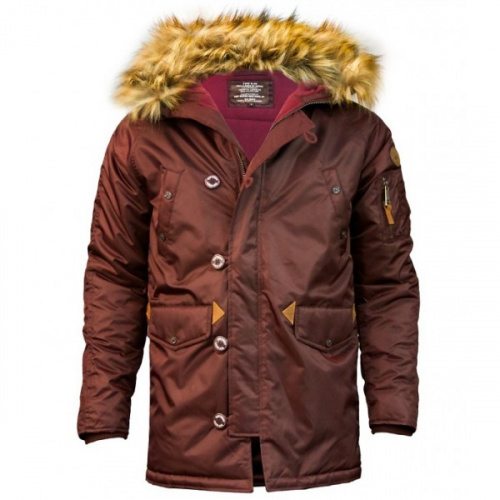 Аляска Slim Fit N-3B Top Gun, Burgundy